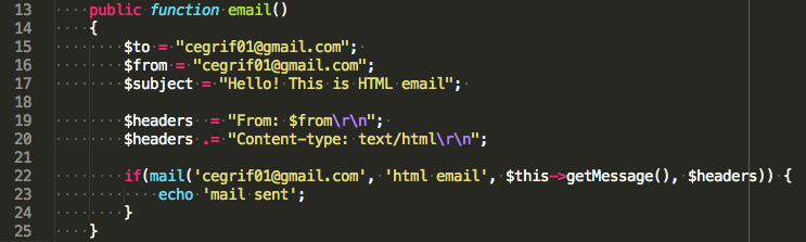 HtmlExporter with email